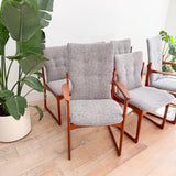 Set of 6 Vamdrup Stolefabrik Dining Chairs