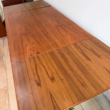 Danish Teak Expandable Dining Table