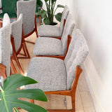Set of 6 Vamdrup Stolefabrik Dining Chairs