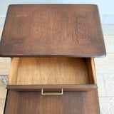 Mid Century Walnut Step Table