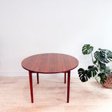 Founders Walnut Round Dining Table w/ 2 Leaves