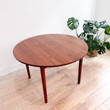 Founders Walnut Round Dining Table w/ 2 Leaves