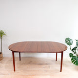 Founders Walnut Round Dining Table w/ 2 Leaves