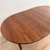 Founders Walnut Round Dining Table w/ 2 Leaves