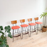 Set of 4 Richard McCarthy Barstools