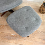 Danish Recliner/Rocker with Ottoman