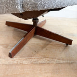 Danish Recliner/Rocker with Ottoman