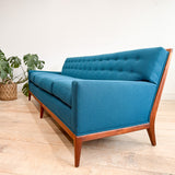Mid Century Tufted Back Sofa - New Upholstery