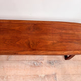 Long Walnut Coffee Table