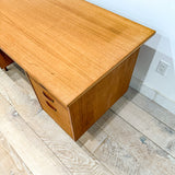 Danish Blonde Teak Desk