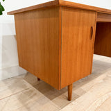 Danish Blonde Teak Desk