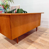 Danish Blonde Teak Desk