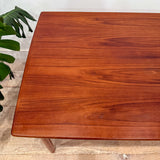 Petite Danish Teak Expandable Dining Table