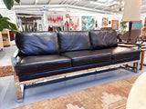 Modern Sofa w/ Chrome Frame