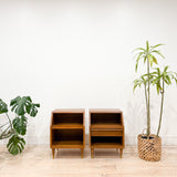 Pair of Mid Century Oak Nightstands