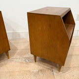 Pair of Mid Century Oak Nightstands