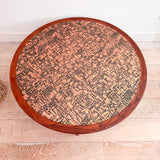 Vintage Copper Top Coffee Table