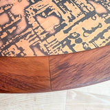 Vintage Copper Top Coffee Table