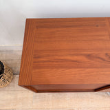 Danish Teak Credenza w/ Sliding Doors