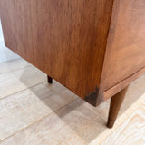 Mid Century Low Dresser w/ Sculpted Pulls