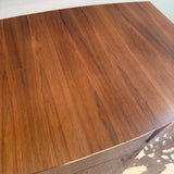 Mid Century Walnut Dining Table - 2 Leaves
