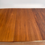 Mid Century Walnut Dining Table - 2 Leaves