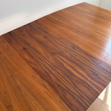 Mid Century Walnut Dining Table - 2 Leaves