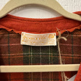 Pendleton Red Plaid Cardi
