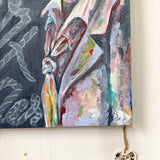 Howdy Partner Cowboy Painting