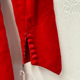 1960s Red Velvet Holiday Dress