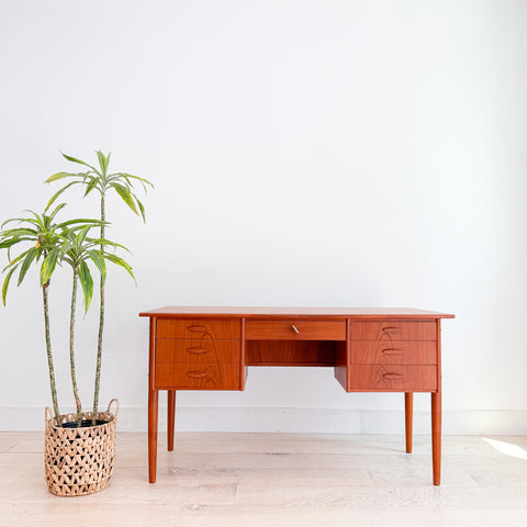 Danish Teak with Finished Back