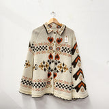 1970s JCPenny Knit Poncho Cape