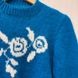 Vintage Blue Knit Sweater