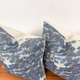 20" Navy woodland- PAIR