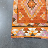 Vintage Runner - 2'8x9'7 Or./Mauve