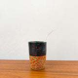 10 oz Iced Tumbler in Charcoal/ Red Leopard