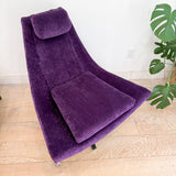 HBF Lounge Chair - New Purple Upholstery