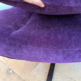 HBF Lounge Chair - New Purple Upholstery
