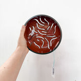 Berry Bowl in Ruby (Brown)