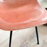 Vintage Pink Shell Chair