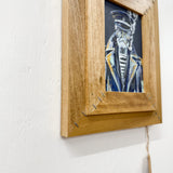 Pipe Smoking Boat Captain Painting