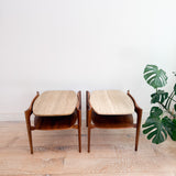 Pair of Rare Gordon's Fine Furniture End Tables