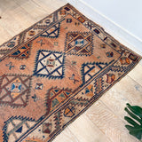 Vintage Turkish Wide Runner - 4’1x11’2
