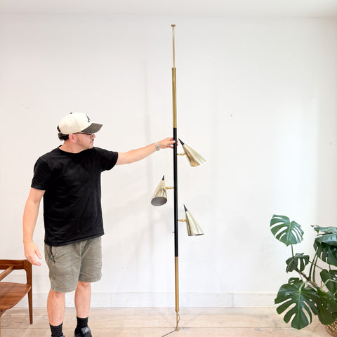 Mid Century Tension Pole Lamp