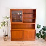 Danish Teak 2 Part Hutch