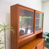Danish Teak 2 Part Hutch