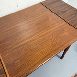 Small Danish Walnut Expandable Table by Pederson & Hansen