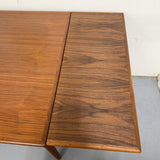 Small Danish Walnut Expandable Table by Pederson & Hansen