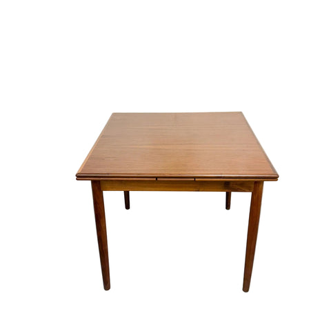 Small Danish Walnut Expandable Table by Pederson & Hansen
