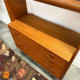 Danish Teak 4 Drawer Wall Unit by HG